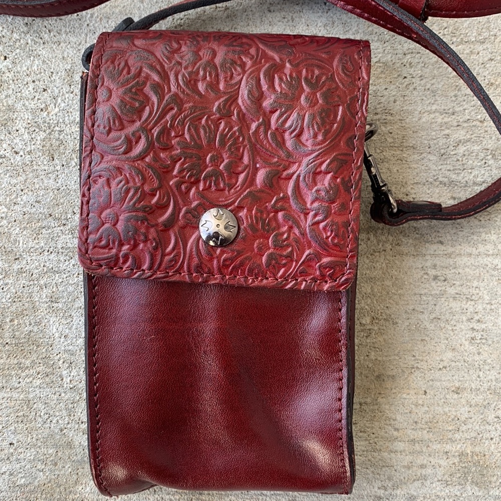 Patricia Nash Tooled Leather Small Crossbody